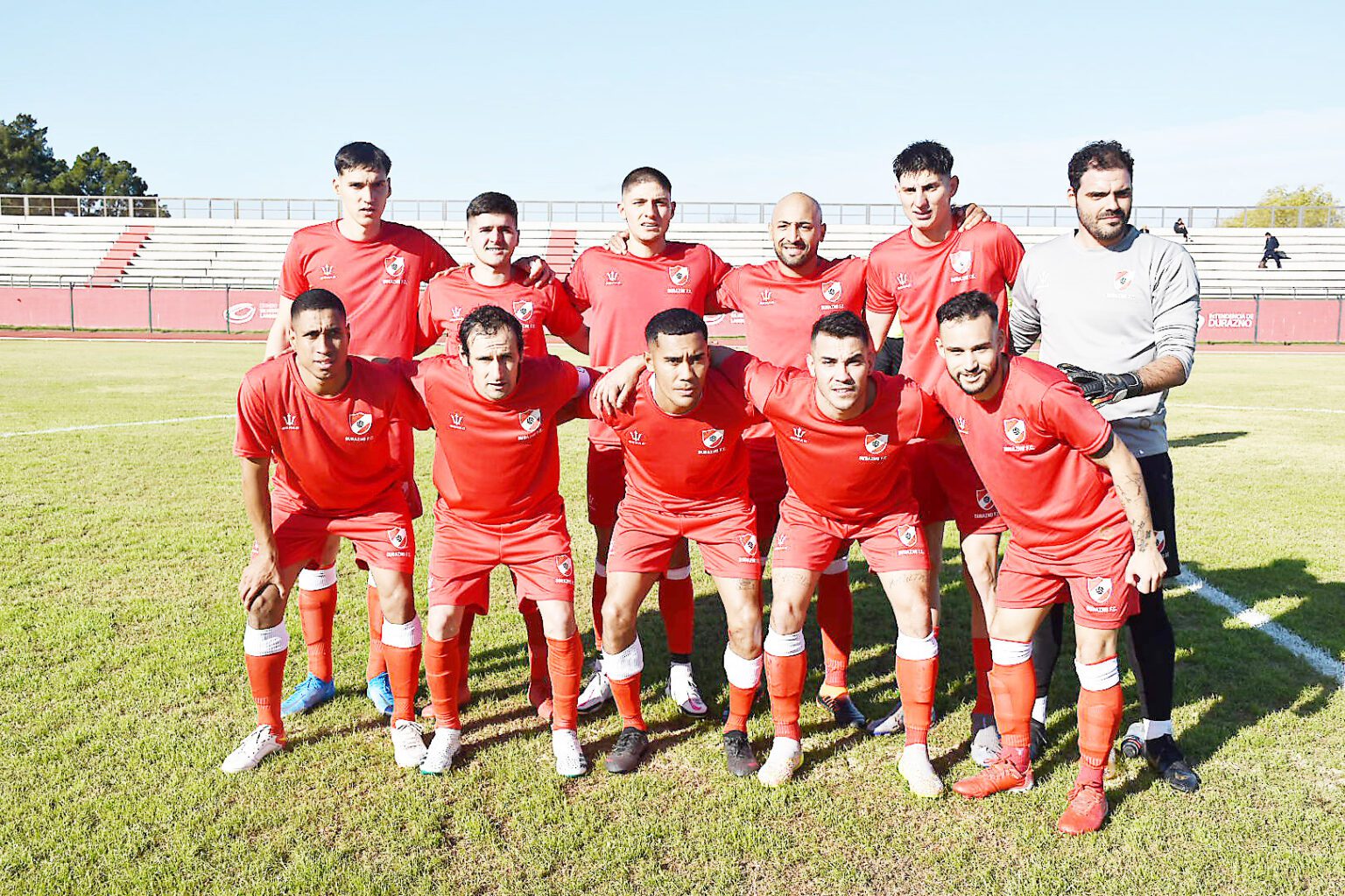 Ramiro Martínez, el entrenador del Durazno Fútbol Club, exhibió su conformidad con el debut del equipo