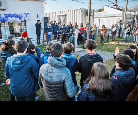 Se inauguraron instalaciones del Club de Niños “Tres Violetas” para llegar a toda la comunidad duraznense