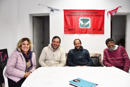 Sindicalistas de FENAPES y FUM llegaron a Durazno para exhibir reclamos de la educación en vías de la Rendición de Cuentas