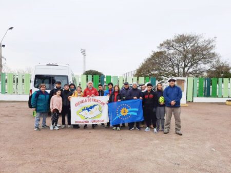 Escuela Departamental de Triatlón compitió en Mercedes por el campeonato nacional de Duatlón