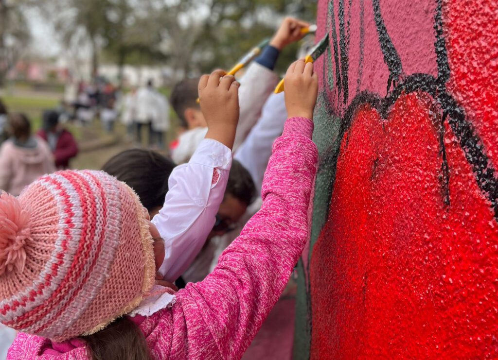 Arte callejero en Carlos Reyles de la mano de Leonardo Aldama