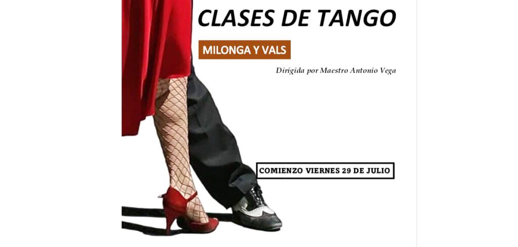 Comienzan clases de baile de tango, vals y milonga en Casa de la Cultura con Antonio Vega