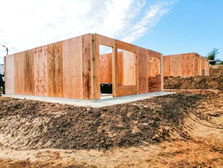 vivienda social en madera