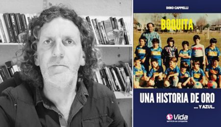 Dino Cappelli presenta su nuevo libro Boquita. Una historia de oro… y azul