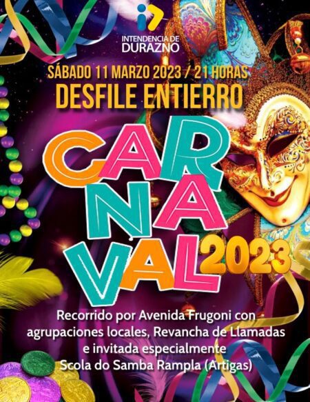 Mañana se realiza el desfile entierro de carnaval y revancha de las Llamadas por avenida Frugoni