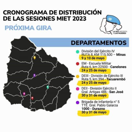 Charlas informativas para fomentar la participación femenina en misiones de ONU