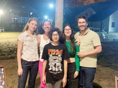 La Familia Padula Salaberry junto a Fritzi la nueva integrante