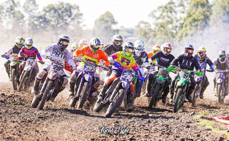 Una imagen que habla por sí sola de lo que fue la fiesta del motociclismo. Foto: Facebook Durazno Moto Club.