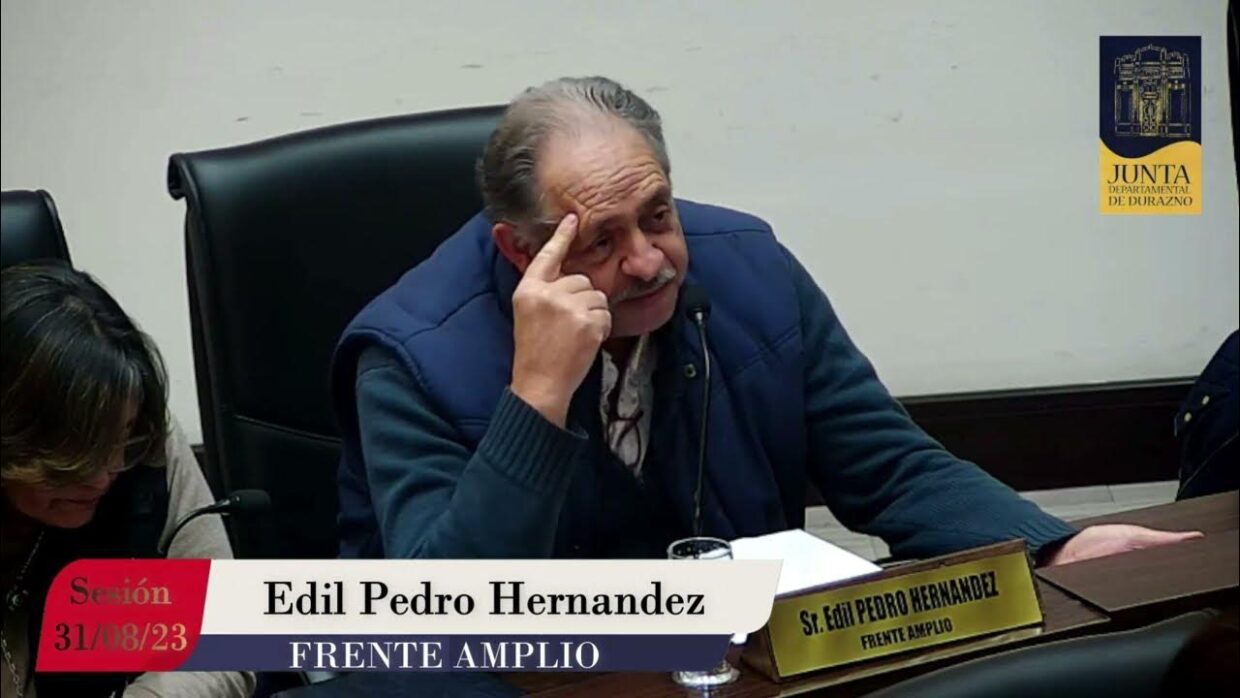 Edil Pedro Hernández (Frente Amplio) planteó temas locales urgentes: seguridad en salida Ruta 5, estado Ruta 42 y situación en Villa Guadalupe