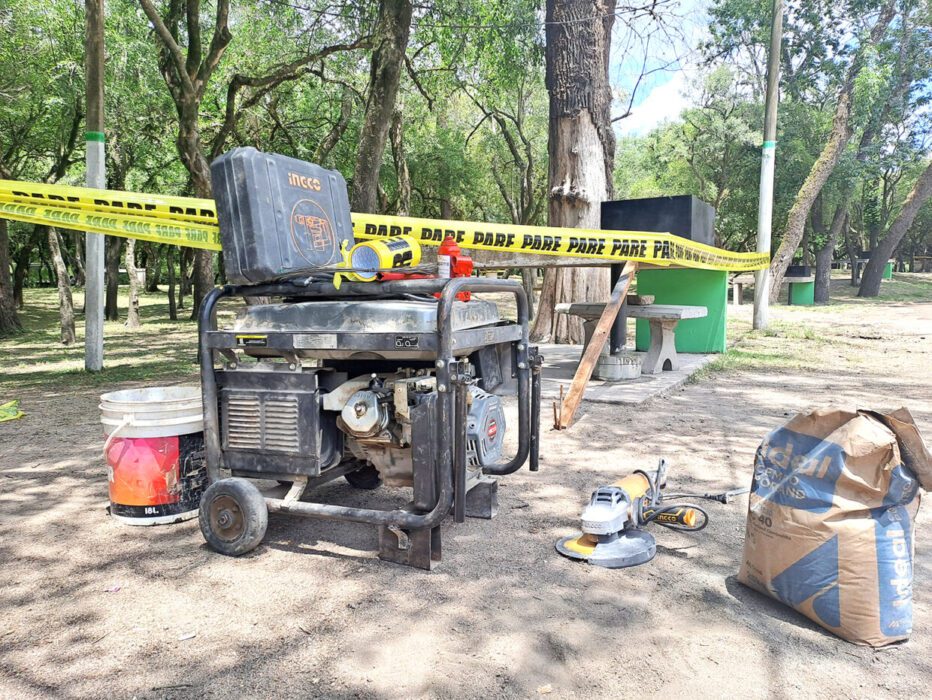 Se realizó reparación y mantenimiento de parrilleros