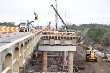 Los puentes, un área compleja en la obra de Ruta 5