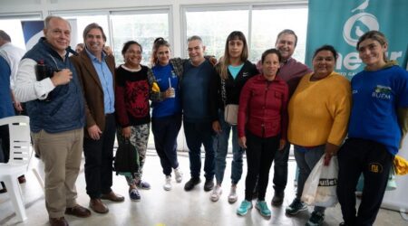 Algunas de las familias que recibirán la asistencia técnica