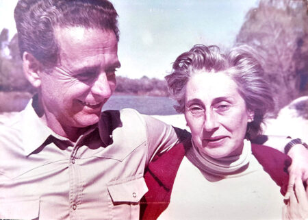 El Prof Delfino Alonzo junto a su esposa Yolanda Ventura